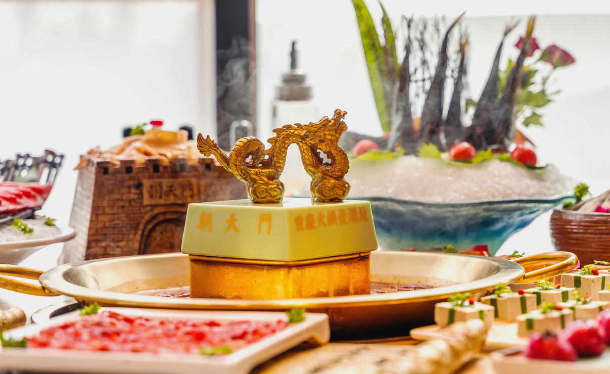 黃瓜條圣誕樹，圣誕氣氛火鍋菜品，氛圍感拉滿！