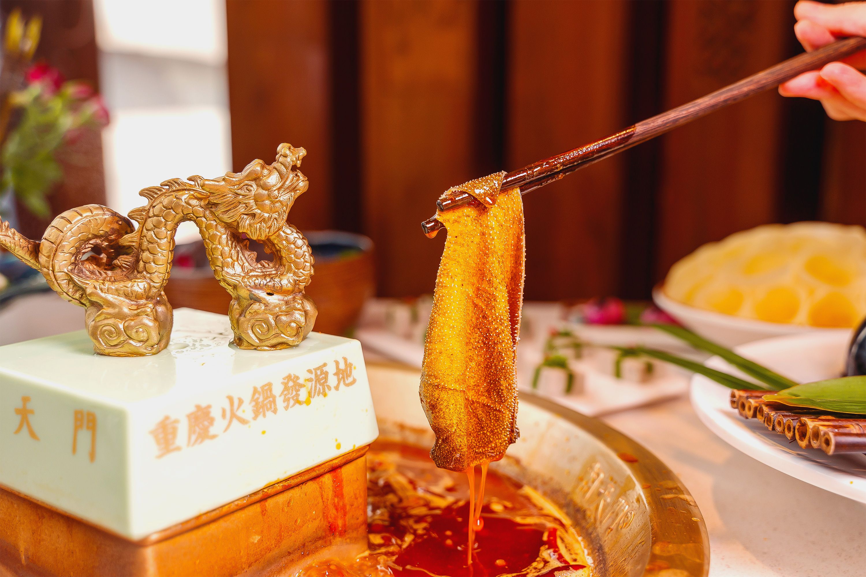 重慶火鍋加盟店，為什么毛肚如此受歡迎？